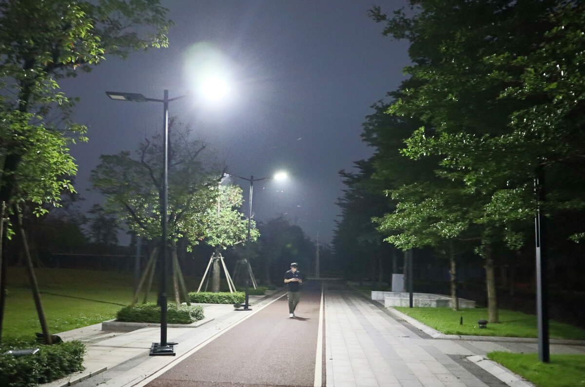 waterproof led solar street light