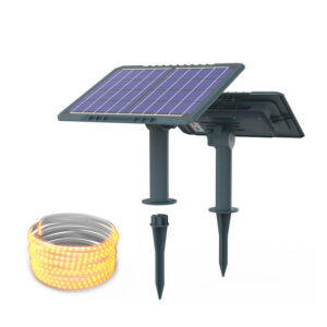 outdoor garden solar led strip lights