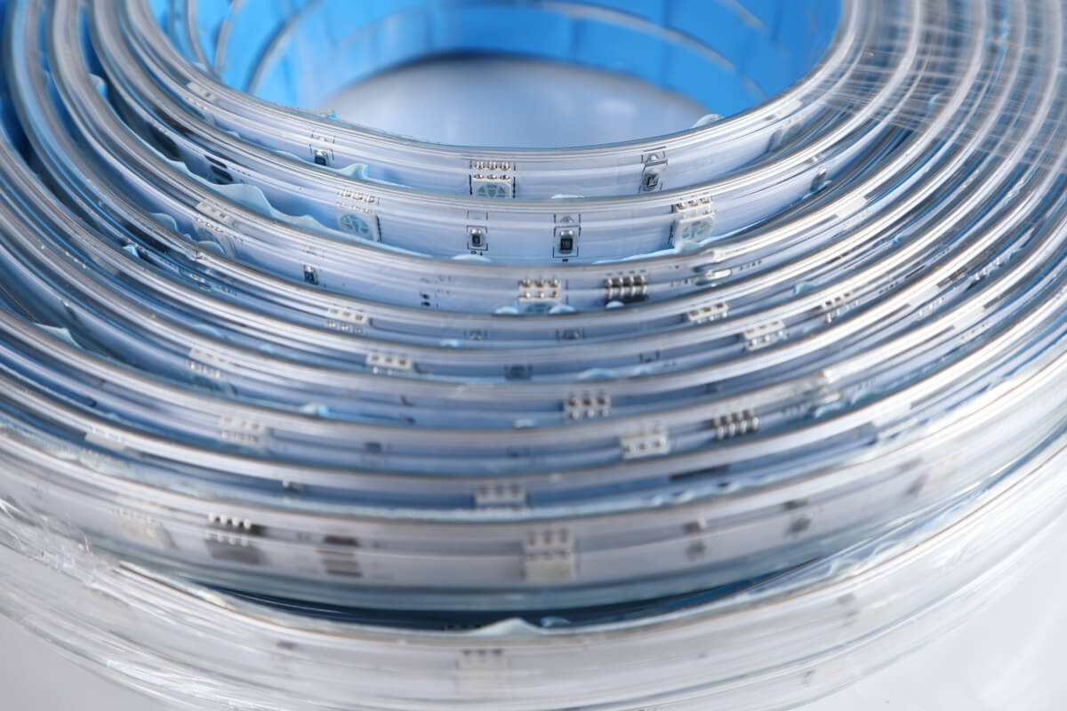 outdoor garden solar led strip lights