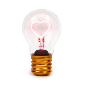 cordless heart light bulb